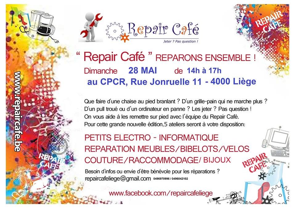 Agenda ► Repair Café de Liège