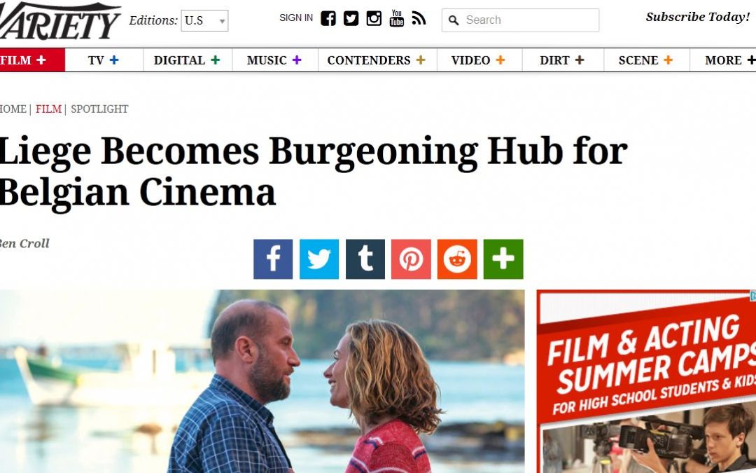 Liège reconnue comme pôle cinématographique majeur par un magazine américain de référence