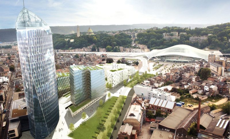 La gare de Liège Guillemins inspirée par les courbes d’une femme nue ?