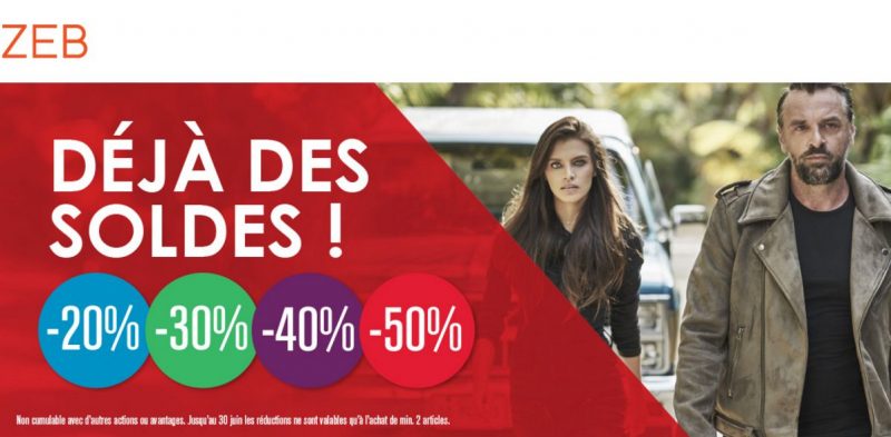 L’UCM Liège attaque la chaîne de vêtements  ZEB sur le non-respect de la législation sur les soldes