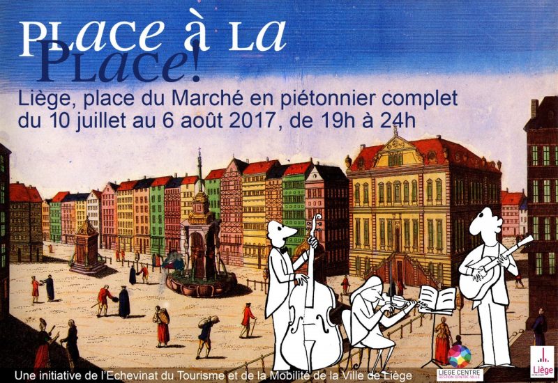 La place du Marché mise en piétonnier tous les soirs jusqu’au 6 août