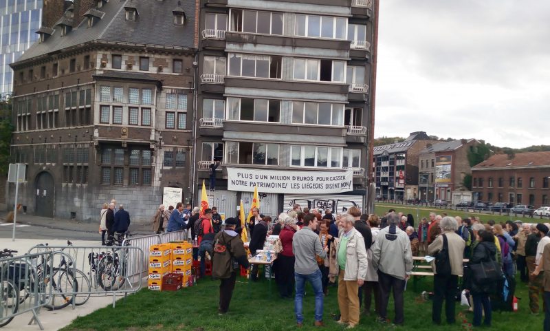 Maison Rigo: peu de succès pour la manifestation