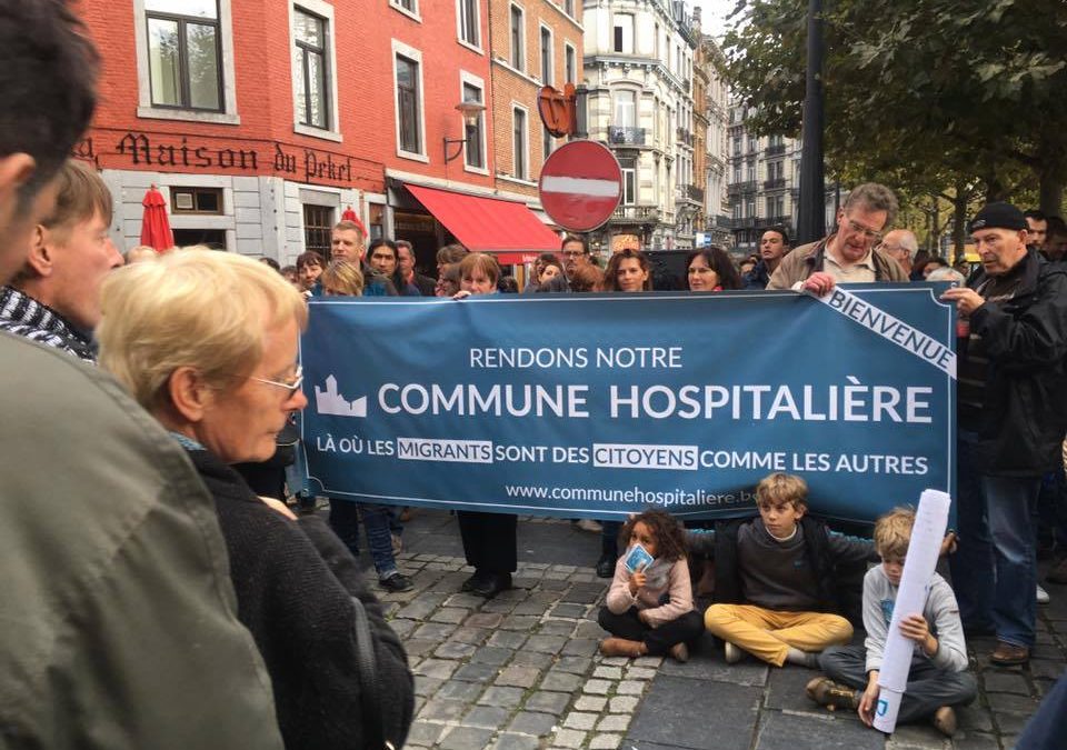 Conseil communal : rassemblement en soutien à la motion « Liège , ville hospitalière »