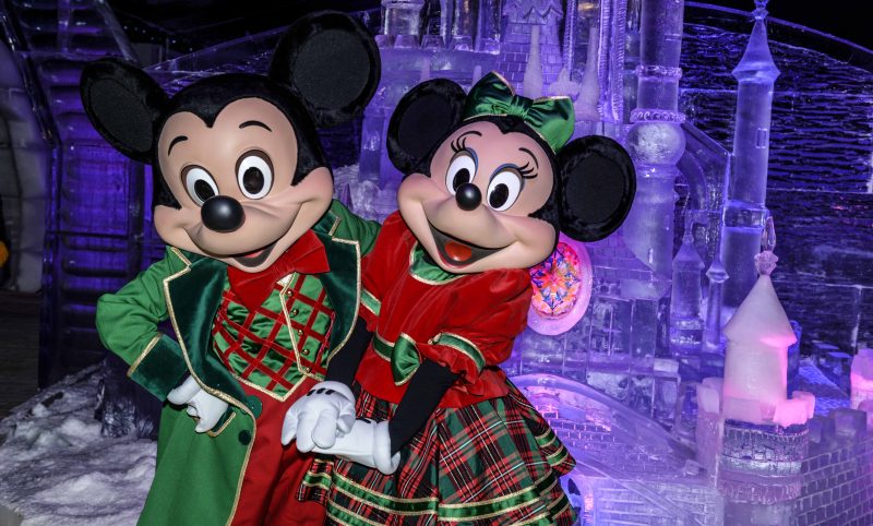 Les sculptures de glace de l’univers Disney reviennent aux Guillemins