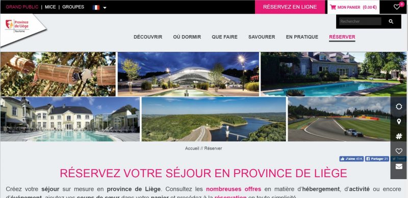 Nouveau site web officiel dédié au tourisme provincial