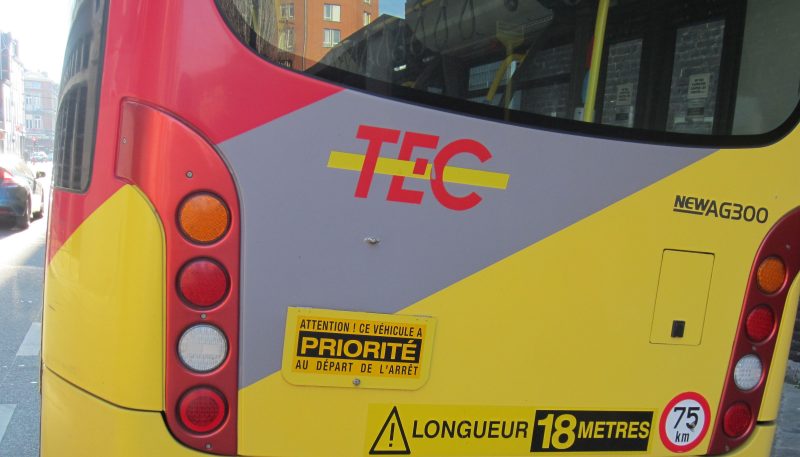 Les bus TEC déviés entre les arrêts « Angleur Gare » et « Liège Belle-Ile »