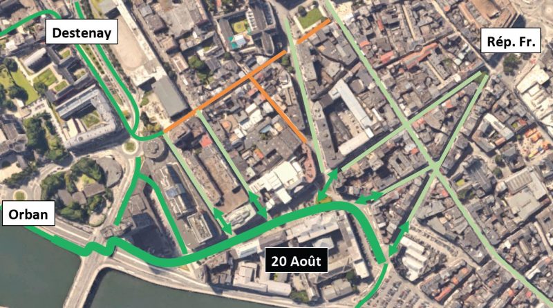 Un nouveau « corridor vélo » va être aménagé aux abords de la place du 20-Août