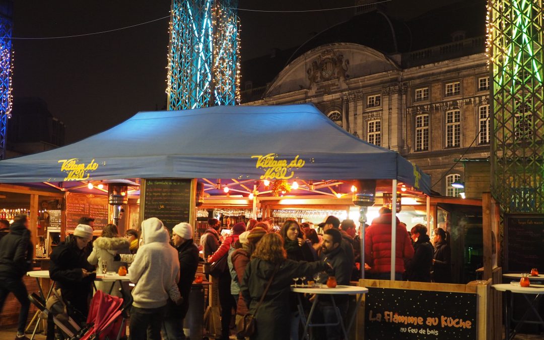 Pas la même affluence sur le village de Noël que lors des autres années