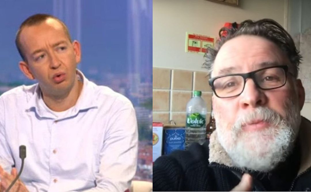 Duel « boulets-frites à l’épée » entre Bouli Lanners et Damien Ernst