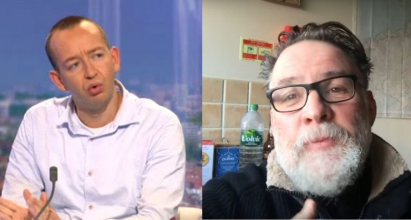 Duel « boulets-frites à l’épée » entre Bouli Lanners et Damien Ernst