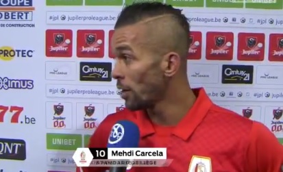 Mehdi Carcela, le capitaine du Standard, après le choc wallon de ce dimanche : « le penalty est discutable » (vidéo)