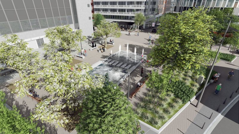 La nouvelle place des Carmes bientôt présentée au conseil communal