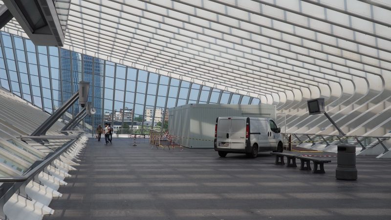 Nouveaux dispositifs de protection à la gare des Guillemins