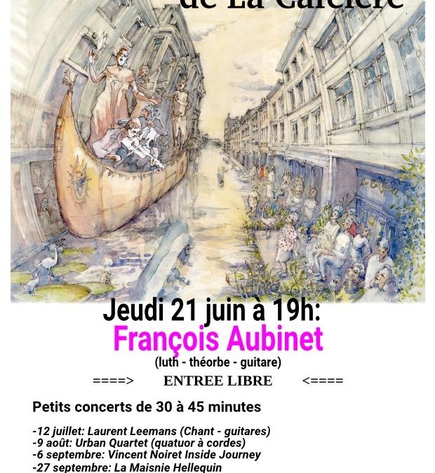 Agenda ► Les Concertini du Jardin de La Caféière : François Aubinet