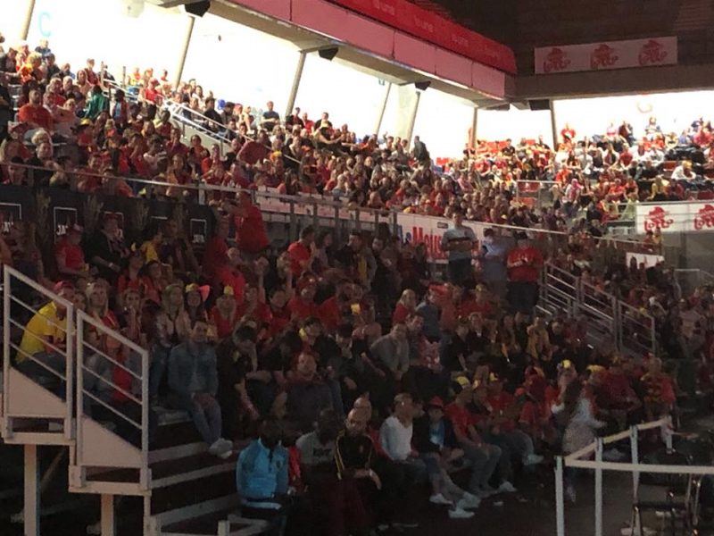 Près de 4.000 supporters à Sclessin et au Country-Hall pour encourager les Diables