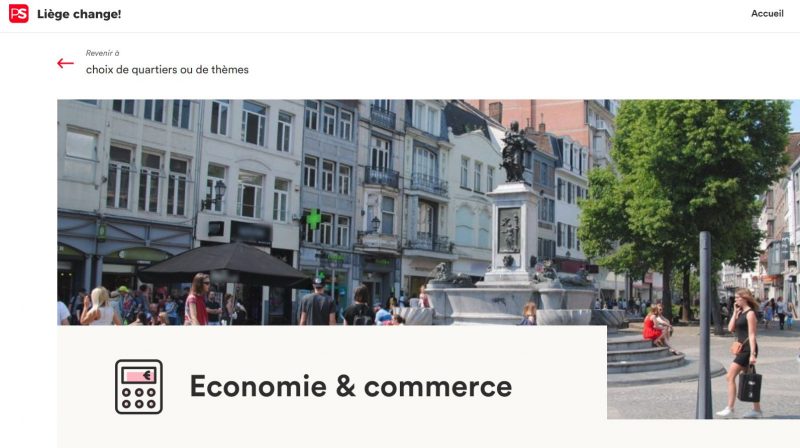 Le PS liégeois lance un site web pour présenter le bilan (positif) de la majorité communale