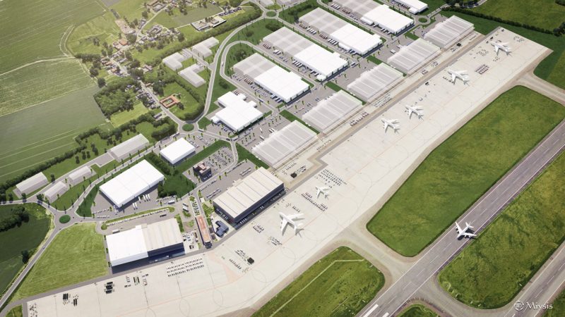 Extension du parc d’activités économiques Flexport City à Liège Airport