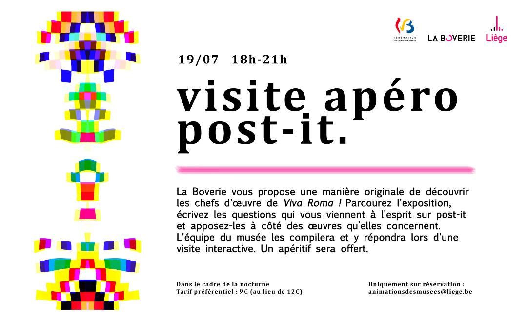 Agenda ► Visite apéro post-it