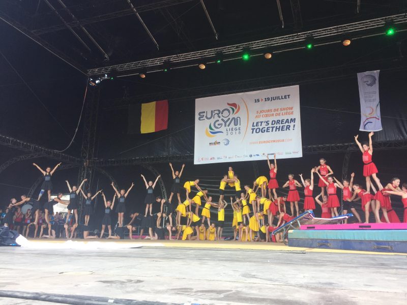 La reine présente à L’Eurogym de Liège ce 17 juillet
