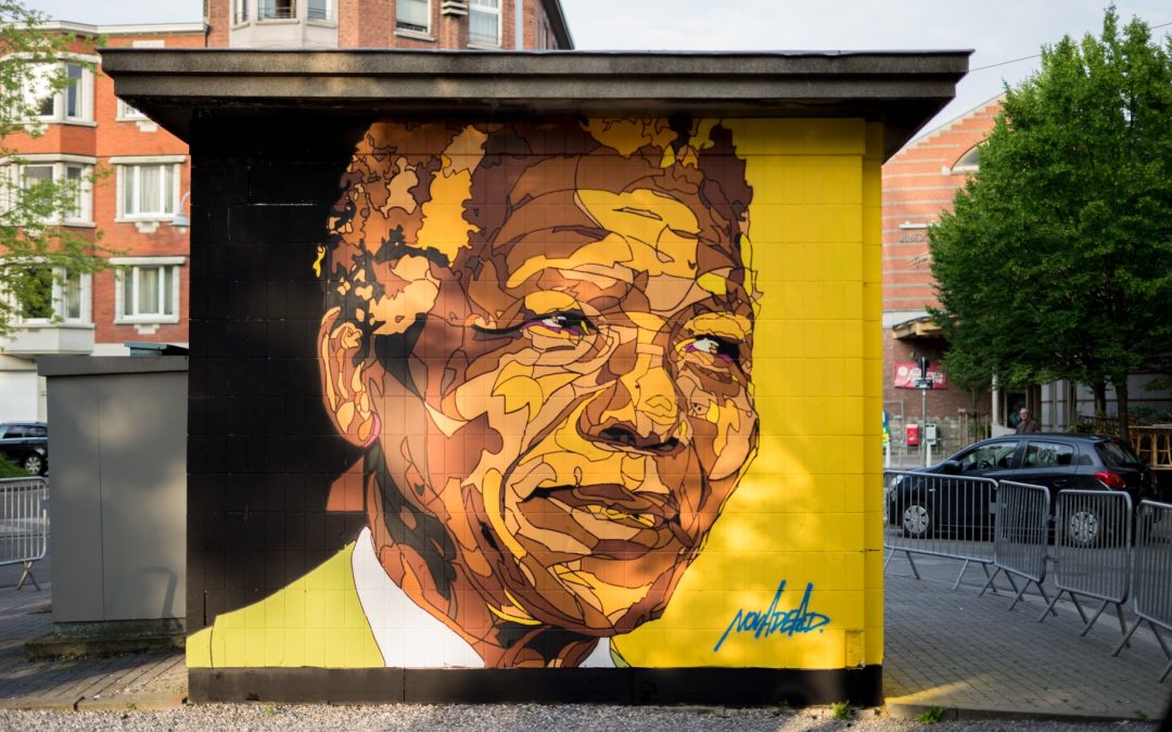 Inauguration de deux fresques en l’honneur des 100 ans de Nelson Mandela