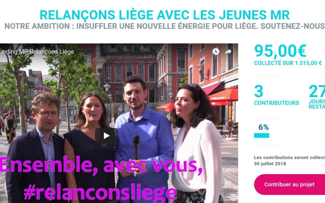 Les Jeunes Réformateurs confrontés aux limites du crowdfunding