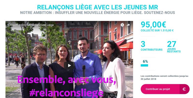 Les Jeunes Réformateurs confrontés aux limites du crowdfunding