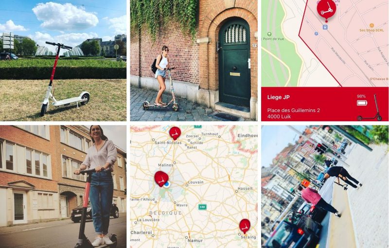 Des trottinettes électriques partagées disponibles à Liège
