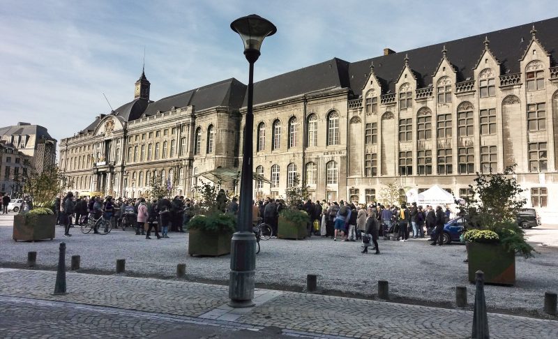 Ils se sont rassemblés pour le climat ce samedi à l’espace Tivoli