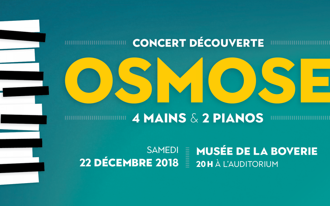 Agenda ► OSMOSE – Concert découverte à 4 mains et 2 pianos