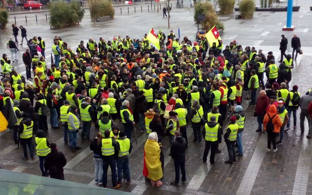 Même le ciel a pleuré la mort de Roger, le gilet jaune liégeois décédé vendredi dernier à Visé