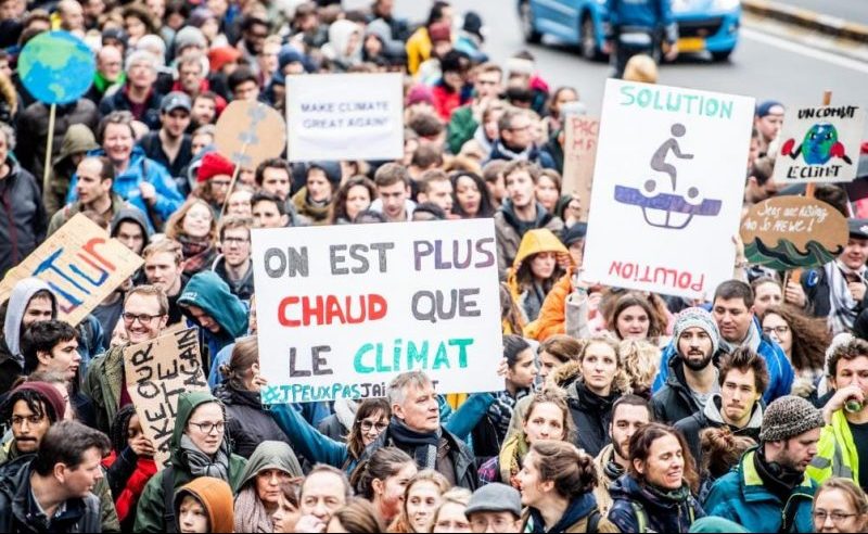 Les étudiants du secondaire organisent une marche pour le climat à Liège