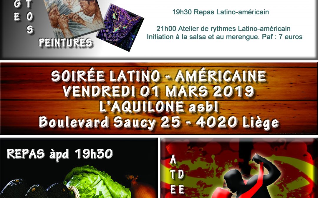 Agenda ► Soirée Latino-américaine – Expo/Repas/Danse