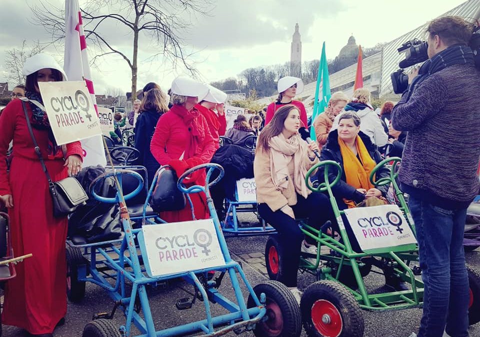 1.700 personnes à la cyclo-parade du 8 mars à l’occasion de la journée des droits de la femme