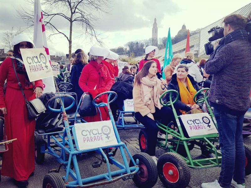 1.700 personnes à la cyclo-parade du 8 mars à l’occasion de la journée des droits de la femme