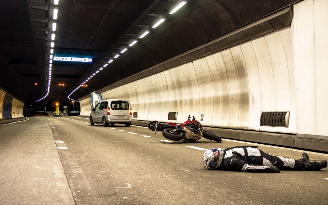 Accident de moto cette nuit dans le tunnel de Cointe pour les besoins d’un film