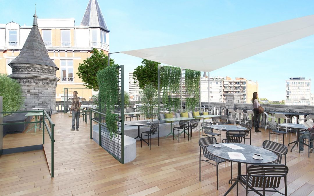 Grand Poste: bientôt la terrasse la plus chic de Liège?