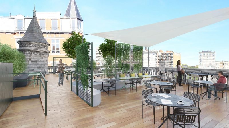 Grand Poste: bientôt la terrasse la plus chic de Liège?