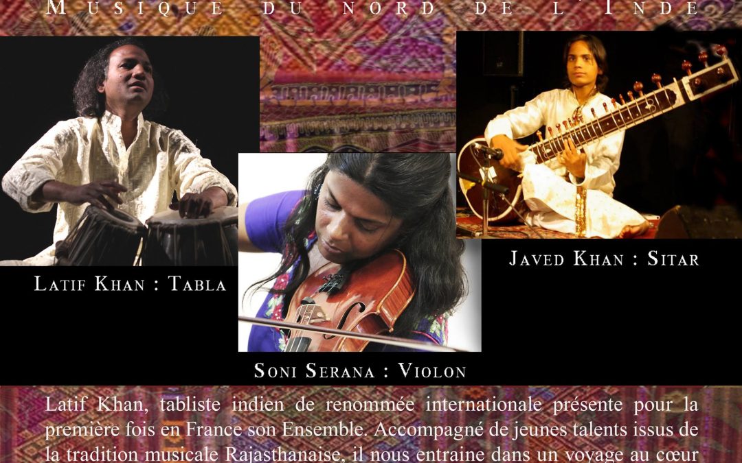Agenda ► Ensemble Latif Khan – Musiques du nord de l’Inde