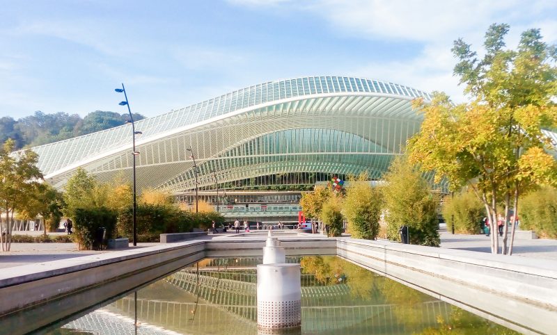 Les guichets de la gare des Guillemins en travaux