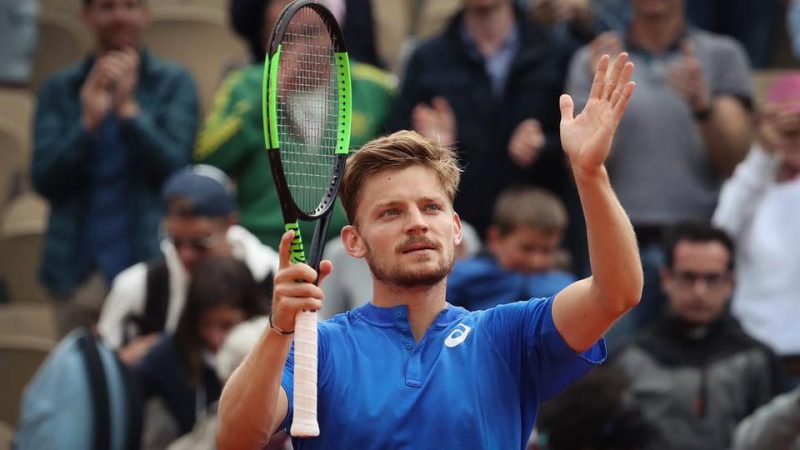 David Goffin en ouverture de l’Ultimate Tennis Showdown le 13 juin