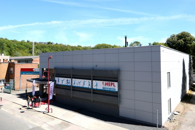 Inauguration d’un hall sportif à Jemeppe de la Haute Ecole de la Province de Liège