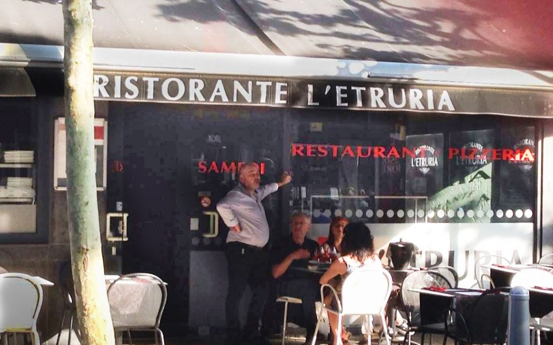 Le restaurant l’Etruria en faillite aux Chiroux