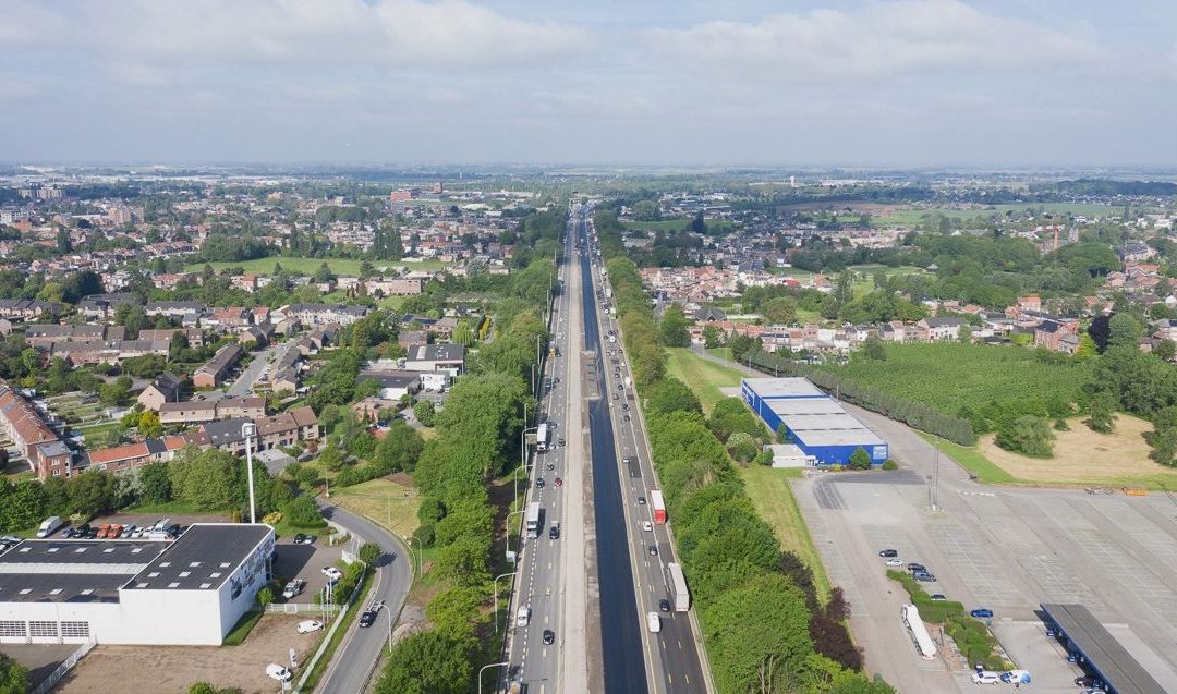 Les travaux autoroutiers entre Alleur et Loncin: ça avance