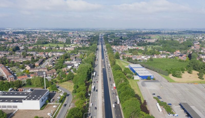 Les travaux autoroutiers entre Alleur et Loncin: ça avance