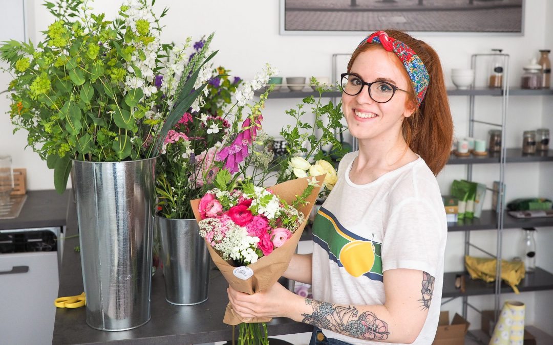 Les bouquets colorés d’Elodie, première fleuriste éco-responsable de Liège