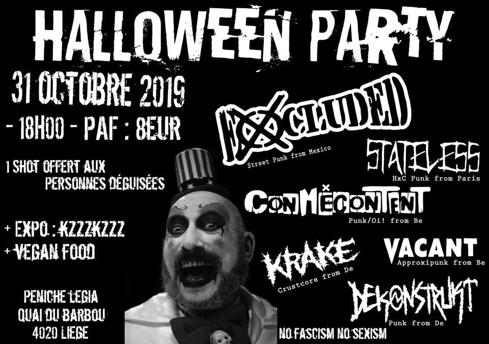 Agenda ► Halloween Party: Excluded/Stateless/Conmecontent/Vacant & 2 more