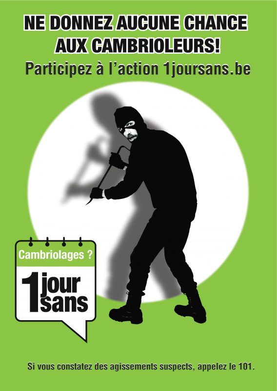 Apprenez à mieux sécuriser votre habitation avec l’action « 1joursans.be »