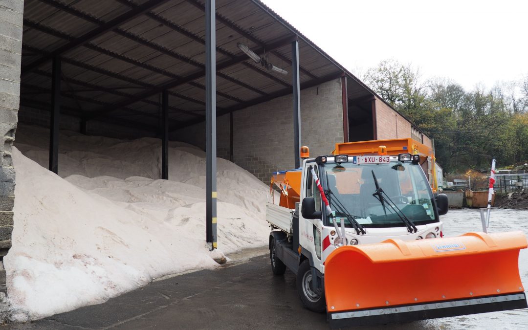 Avec 4000 tonnes de sel pour les routes, Liège est prête à affronter un hiver rigoureux