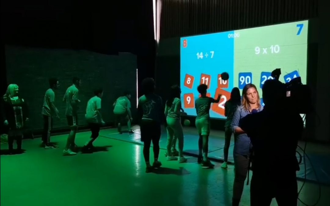 Caméras 3D, projections, gaming.. : l’athénée de Fragnée rend sa salle de gym interactive