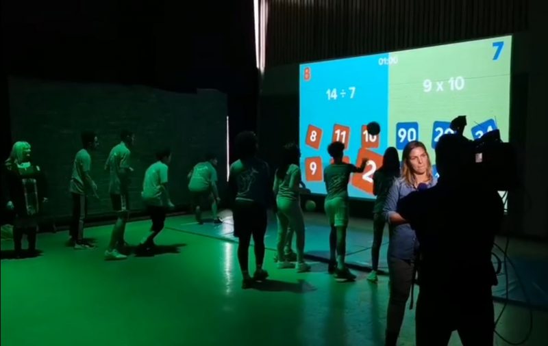 Caméras 3D, projections, gaming.. : l’athénée de Fragnée rend sa salle de gym interactive